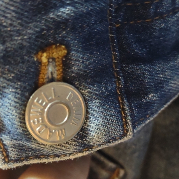 Madewell Skirt Denim High Low Jean Skirt Size 27 - Picture 9 of 14